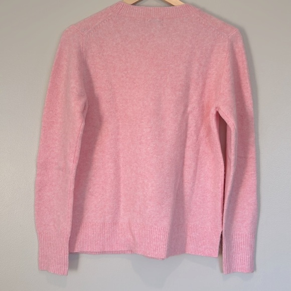 J. Crew Pink crewneck sweater in extra-soft yarn size S - Picture 5 of 8